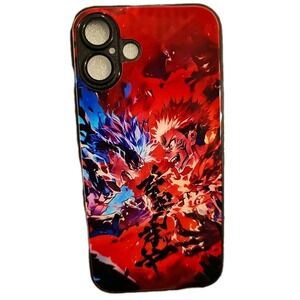 iphone 16 PLUS Anime Glass Phone Case, Manga-Themed